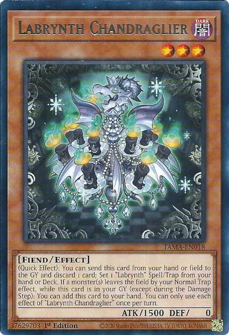 Labrynth Chandraglier TAMA-EN018 card from Tactical Masters