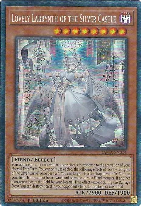 Lovely Labrynth of the Silver Castle (CR) TAMA-EN014 card from Tactical Masters