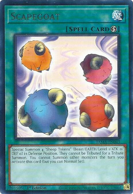 Scapegoat TAMA-EN043 card from Tactical Masters