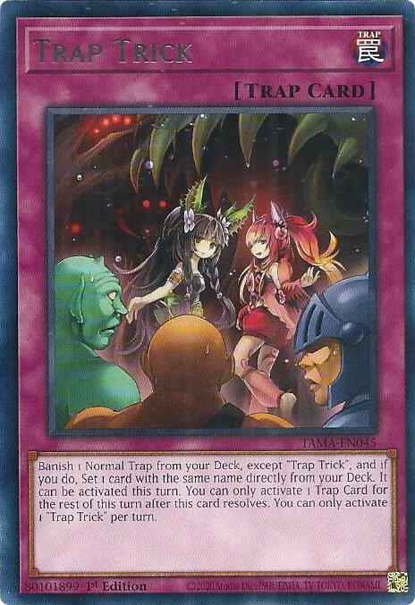 Trap Trick TAMA-EN045 card from Tactical Masters