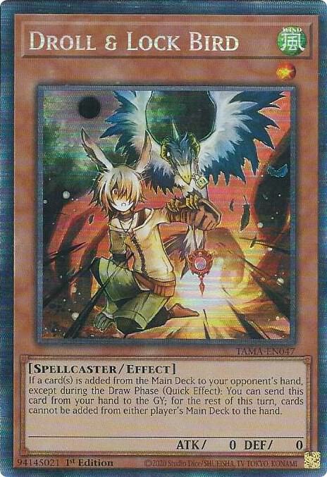 Droll & Lock Bird (CR) TAMA-EN047 card from Tactical Masters