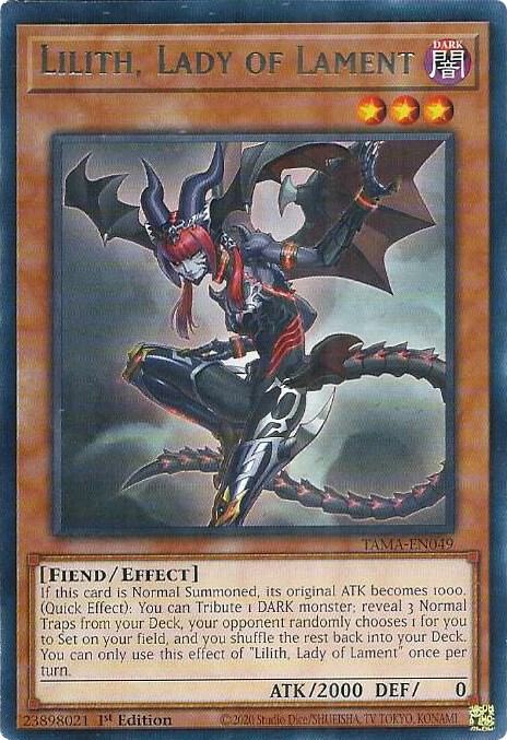 Lilith, Lady of Lament TAMA-EN049 card from Tactical Masters