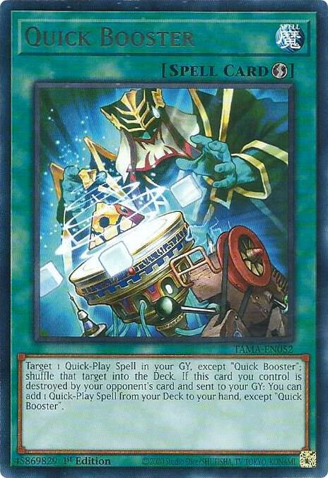 Quick Booster TAMA-EN052 card from Tactical Masters