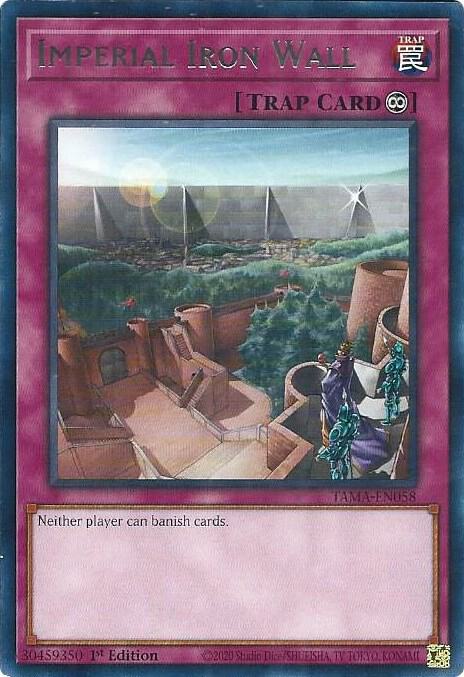 Imperial Iron Wall TAMA-EN058 card from Tactical Masters