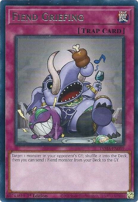 Fiend Griefing TAMA-EN059 card from Tactical Masters