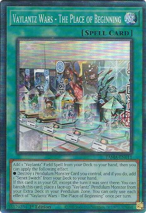 Vaylantz Wars - The Place of Beginning (CR) TAMA-EN011 card from Tactical Masters
