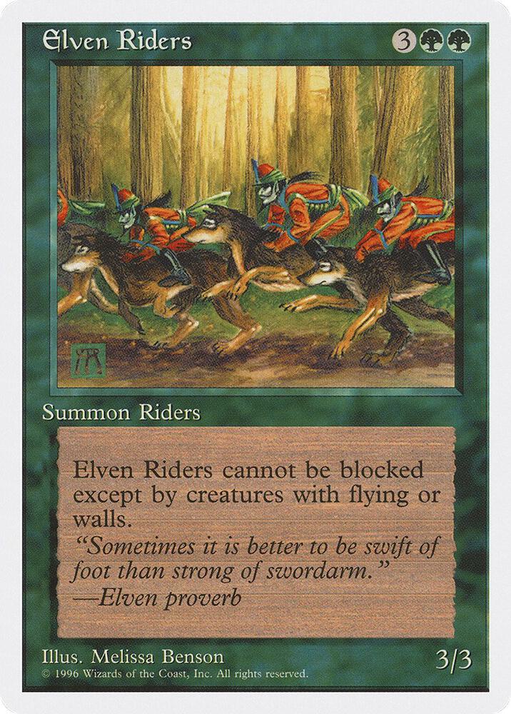 Elven Riders card from Introductory Two-Player Set