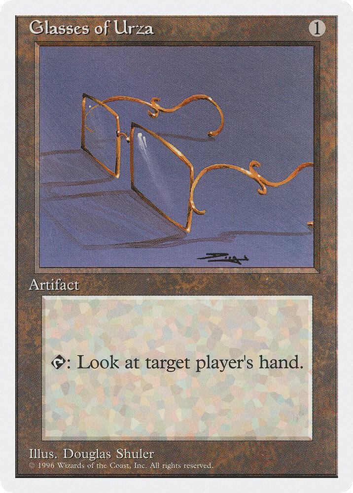 Glasses of Urza card from Introductory Two-Player Set