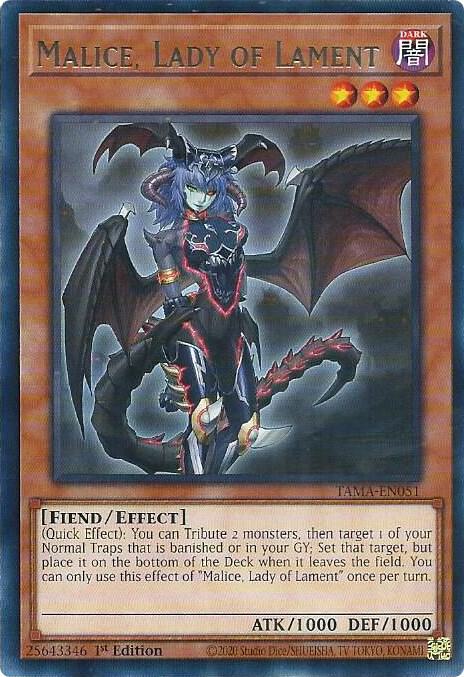 Malice, Lady of Lament TAMA-EN051 card from Tactical Masters