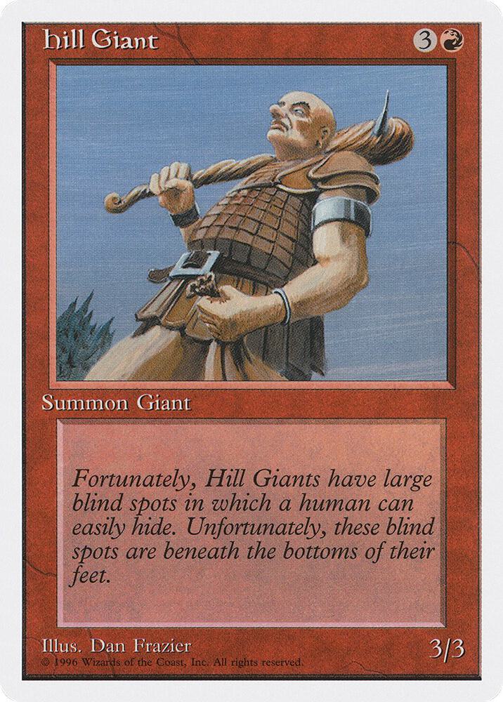 Hill Giant card from Introductory Two-Player Set
