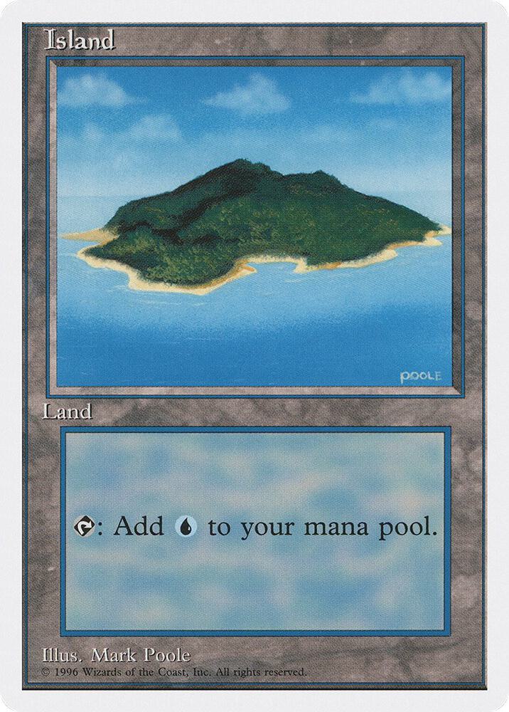 Island (B) 57 card from Introductory Two-Player Set