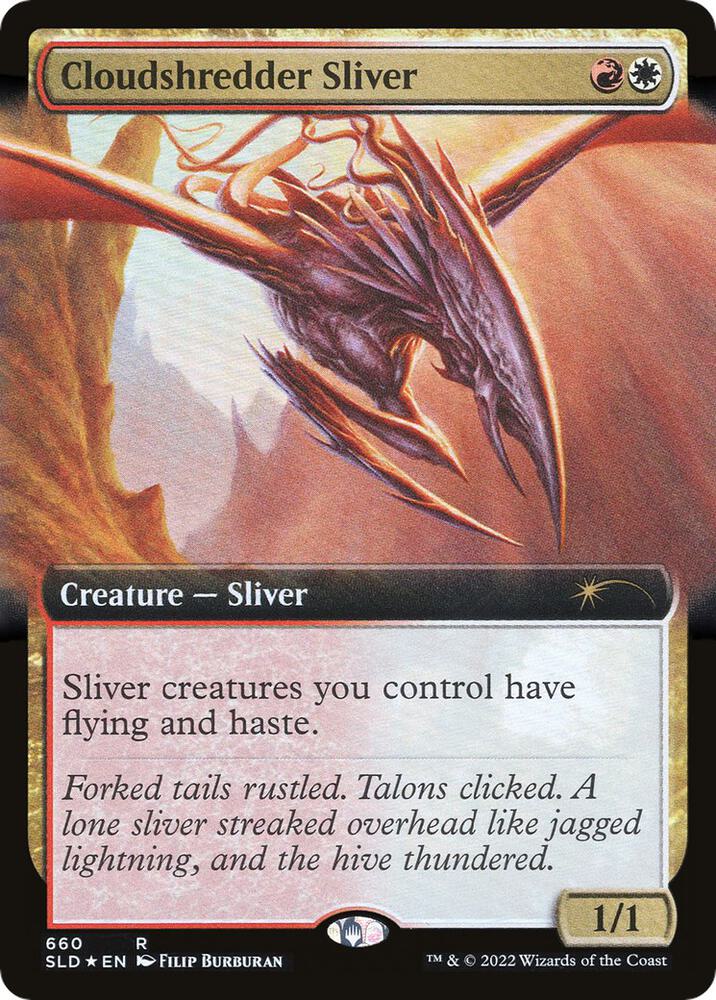 Cloudshredder Sliver (Extended Art) 660 card from Secret Lair Drop Series