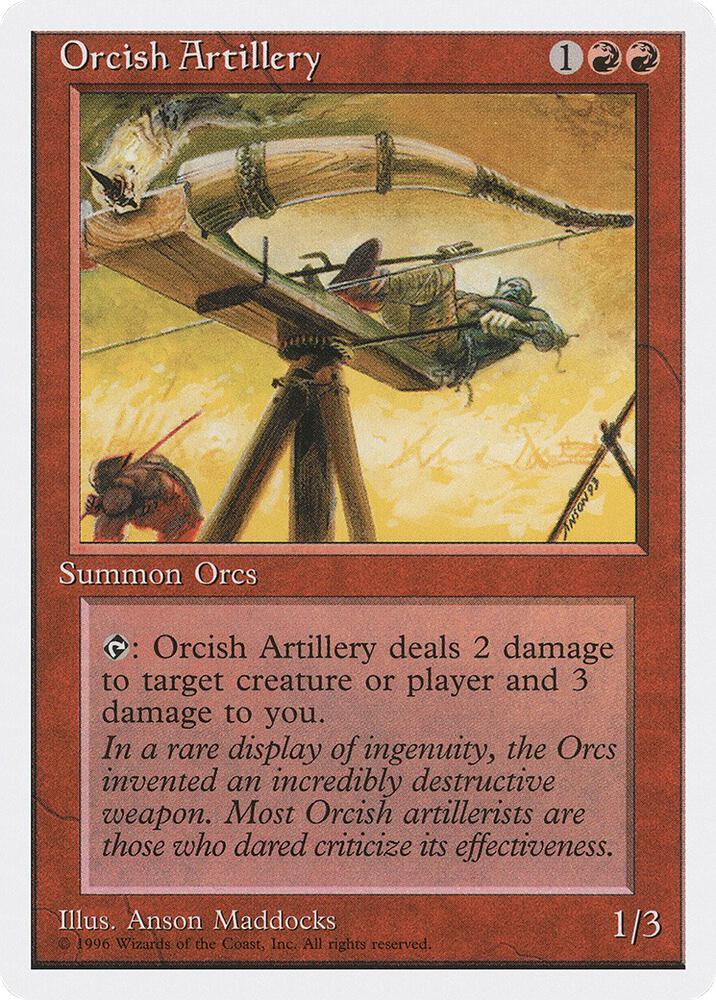 Orcish Artillery card from Introductory Two-Player Set