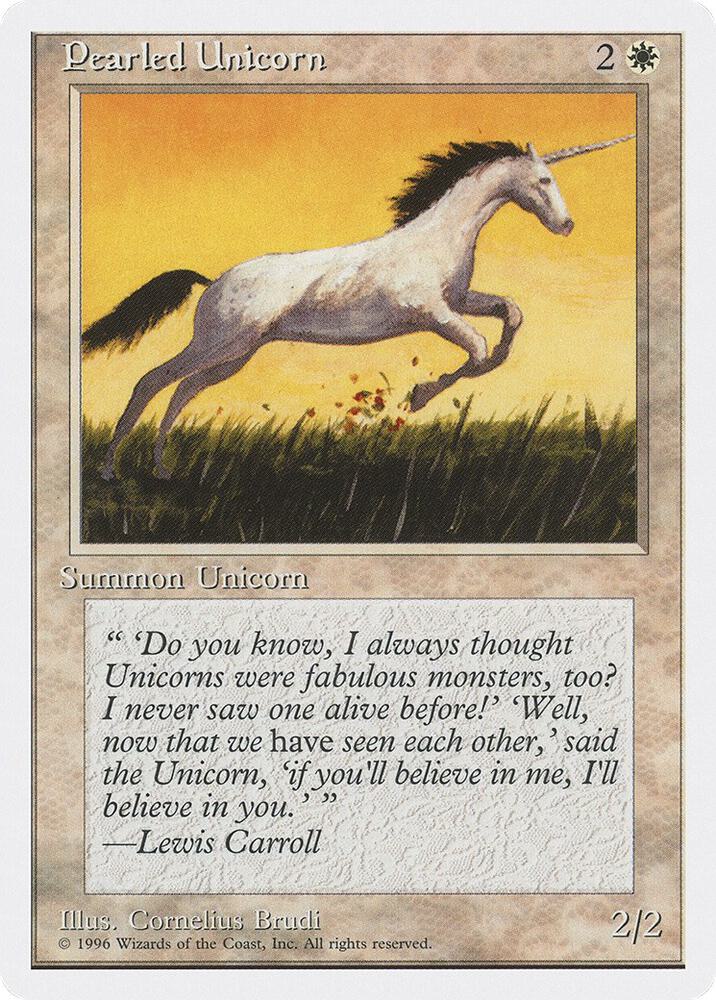 Pearled Unicorn card from Introductory Two-Player Set
