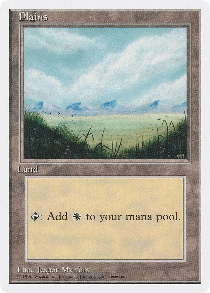 Plains (A) 53 card from Introductory Two-Player Set