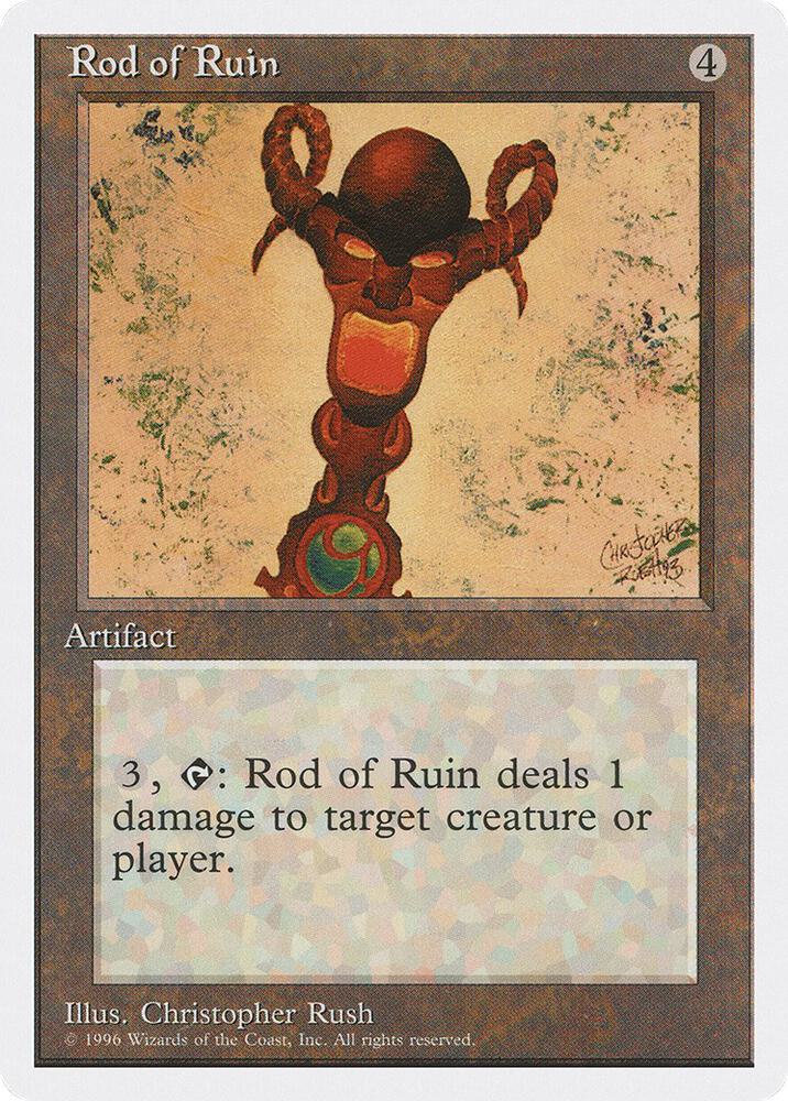 Rod of Ruin card from Introductory Two-Player Set
