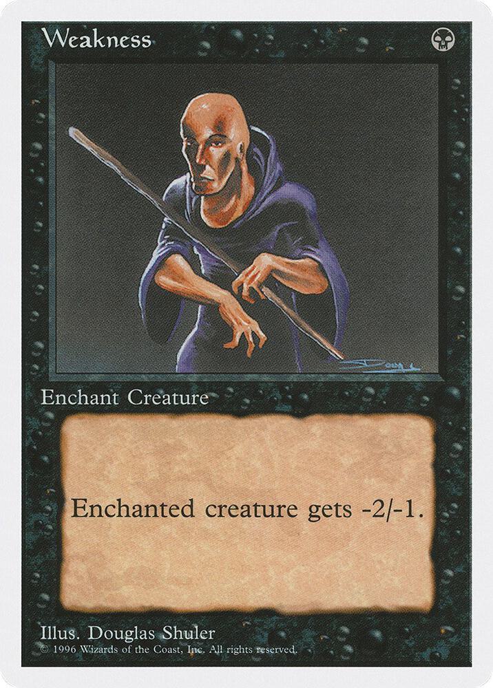 Weakness card from Introductory Two-Player Set
