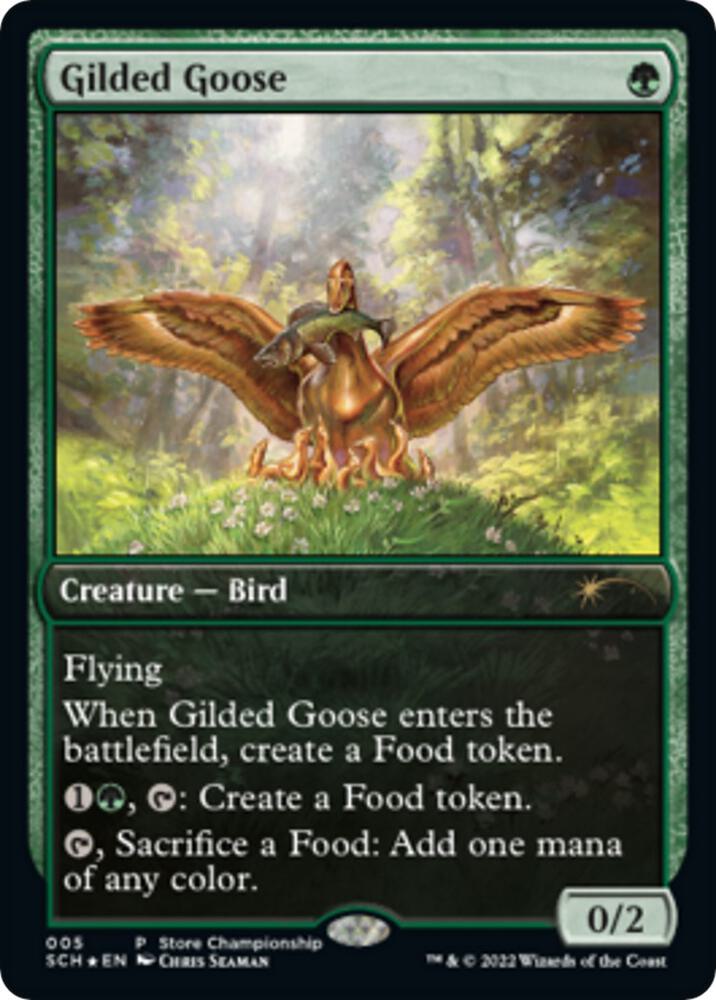 Gilded Goose 5 card from Game Day & Store Championship Promos