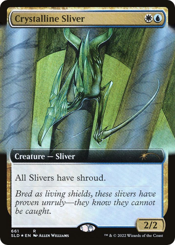 Crystalline Sliver (Extended Art) 661 card from Secret Lair Drop Series