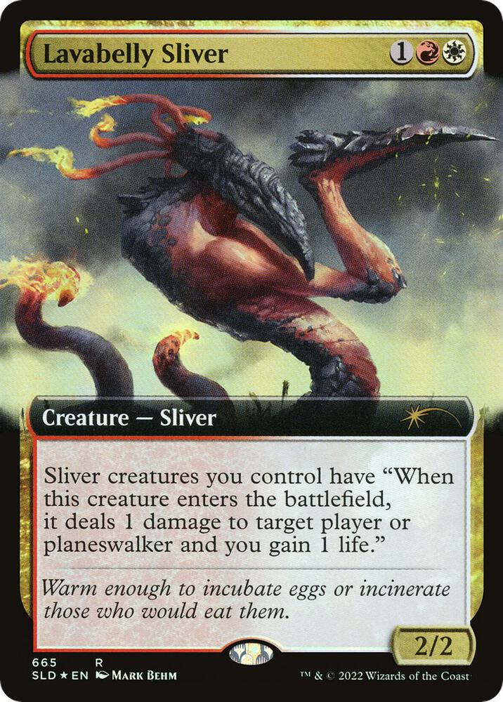 Lavabelly Sliver (Extended Art) 665 card from Secret Lair Drop Series