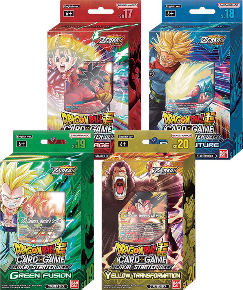 Dawn of the Z-Legends Starter Decks [Set of 4] card from Dawn of the Z-Legends