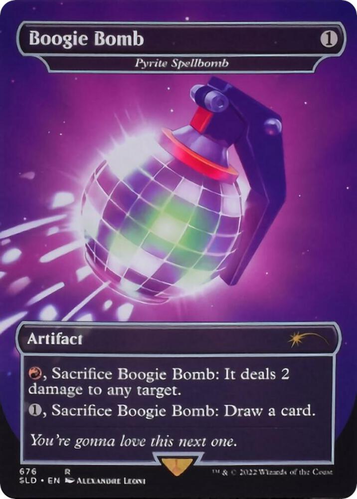 Boogie Bomb - Pyrite Spellbomb 676 card from Secret Lair Drop Series