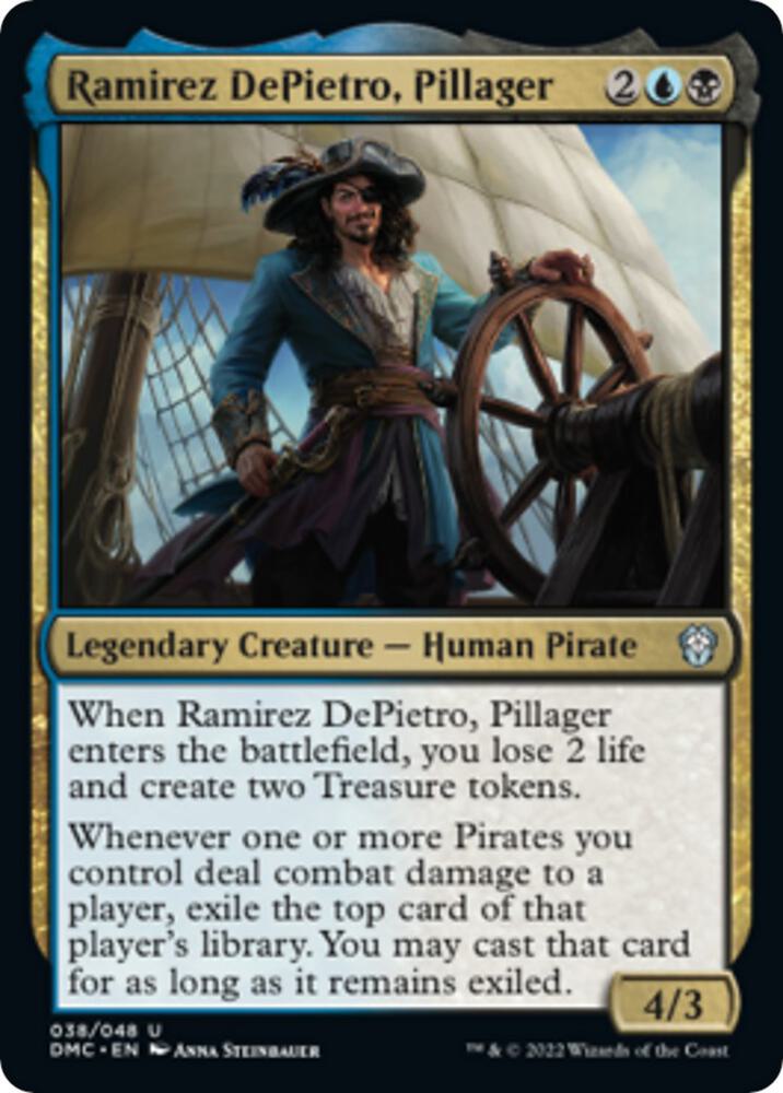 Ramirez DePietro, Pillager 38 card from Commander: Dominaria United