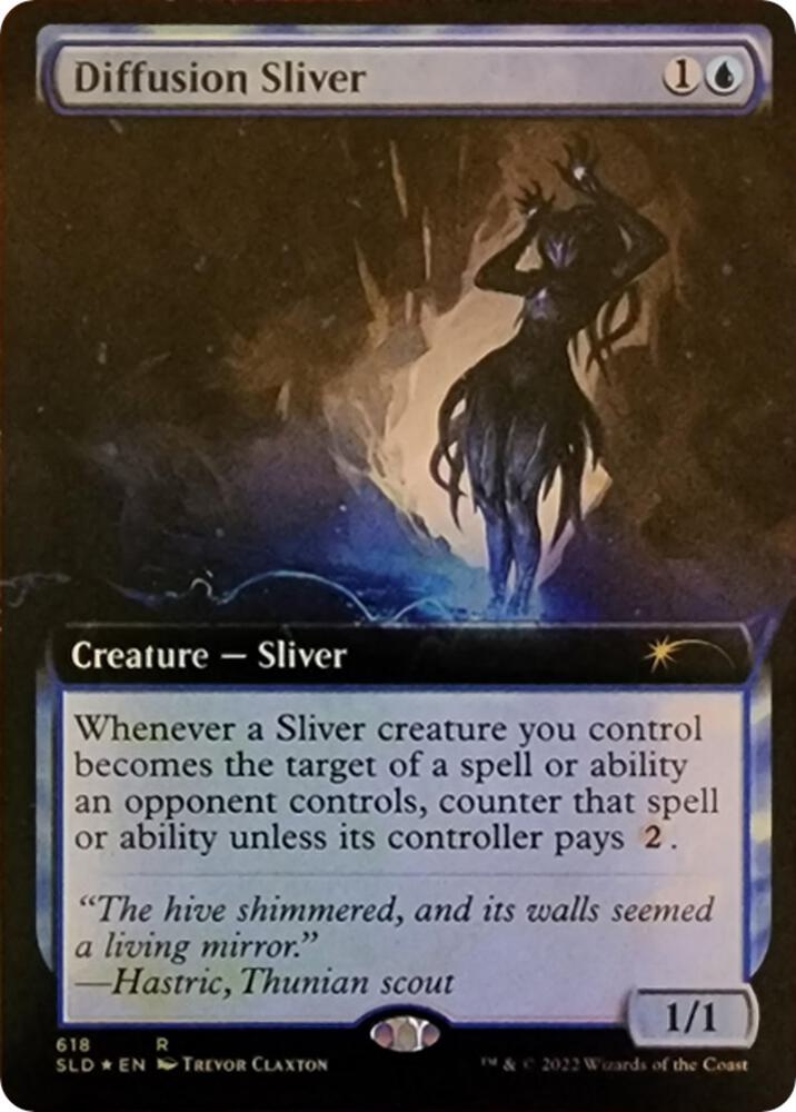 Diffusion Sliver (Extended Art) 618 card from Secret Lair Drop Series