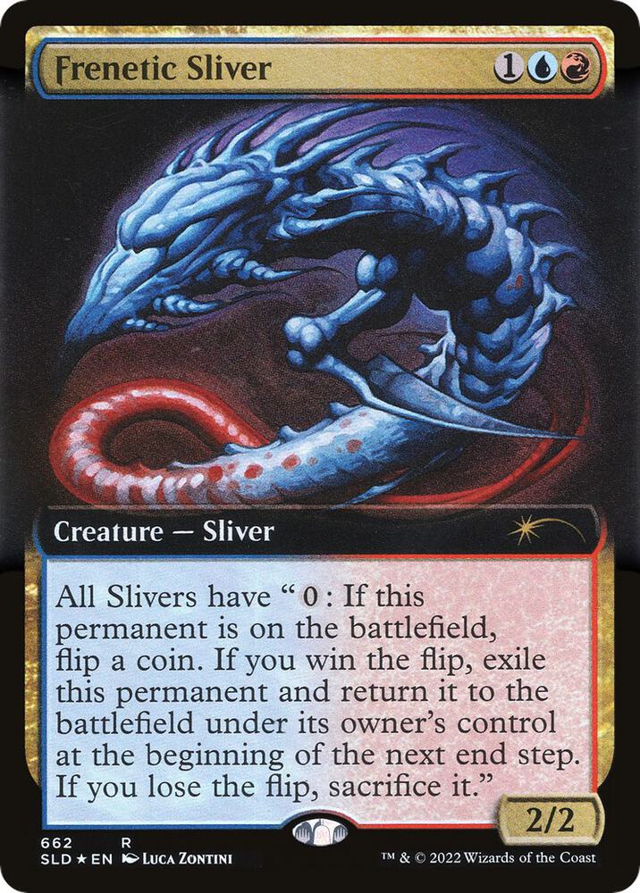 Frenetic Sliver (Extended Art) 662 card from Secret Lair Drop Series