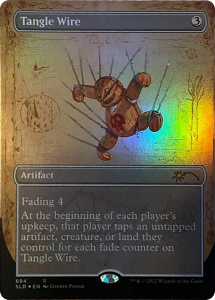 Tangle Wire (Borderless) 694 card from Secret Lair Drop Series
