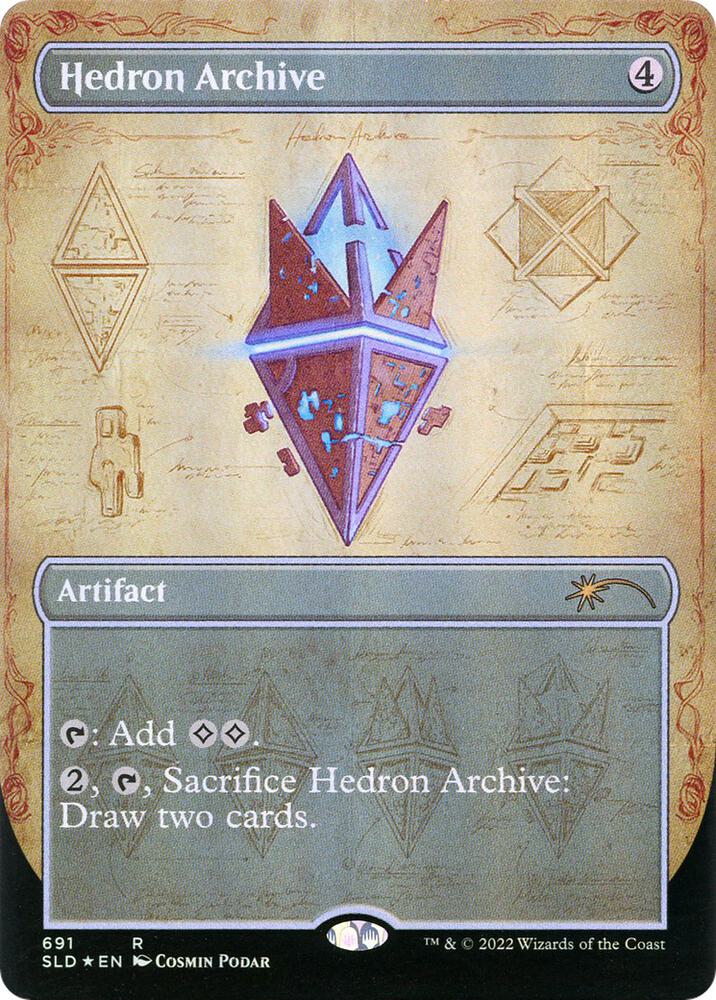 Hedron Archive (Borderless) 691 card from Secret Lair Drop Series