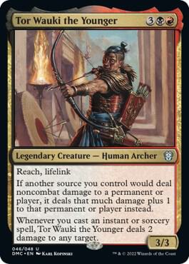 Tor Wauki the Younger 46 card from Commander: Dominaria United
