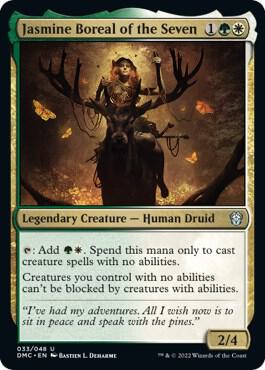 Jasmine Boreal of the Seven 33 card from Commander: Dominaria United