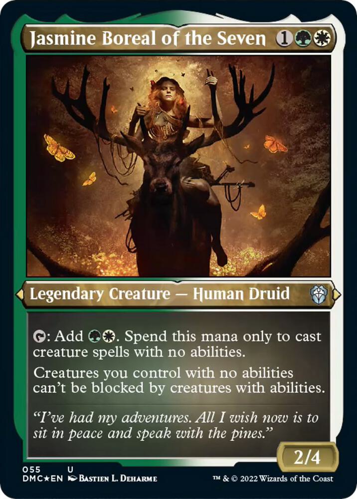 Jasmine Boreal of the Seven (Foil Etched) 55 card from Commander: Dominaria United