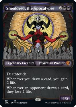 Sheoldred, the Apocalypse (Textured Foil) 331 card from Dominaria United