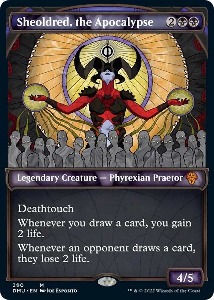 Sheoldred, the Apocalypse (Showcase) 290 card from Dominaria United