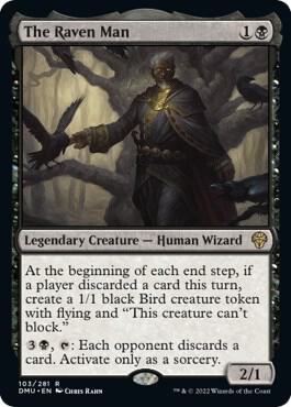 The Raven Man 103 card from Dominaria United
