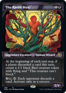 The Raven Man (Showcase) 289 card from Dominaria United