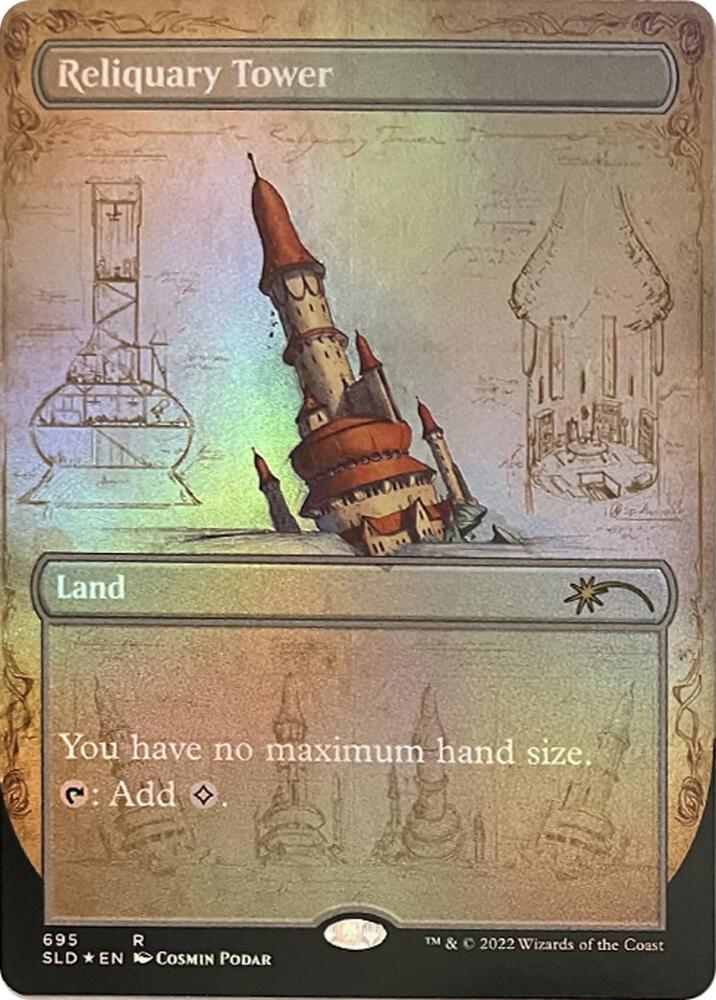 Reliquary Tower 695 card from Secret Lair Drop Series