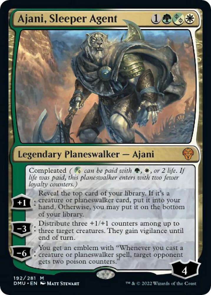 Ajani, Sleeper Agent 192 card from Dominaria United