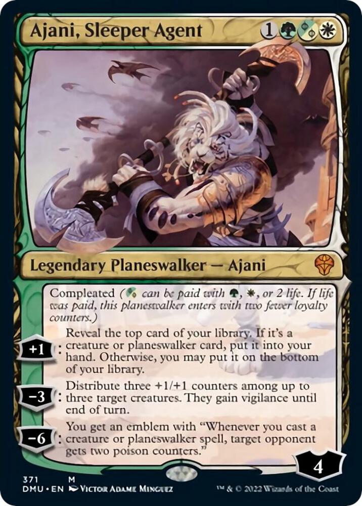 Ajani, Sleeper Agent 371 card from Dominaria United