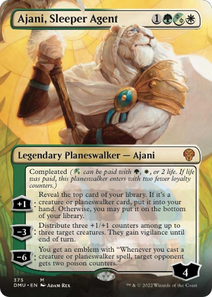 Ajani, Sleeper Agent 375 card from Dominaria United