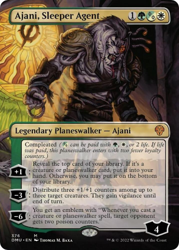 Ajani, Sleeper Agent 376 card from Dominaria United