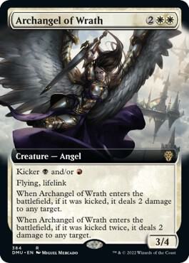 Archangel of Wrath (Extended Art) 384 card from Dominaria United
