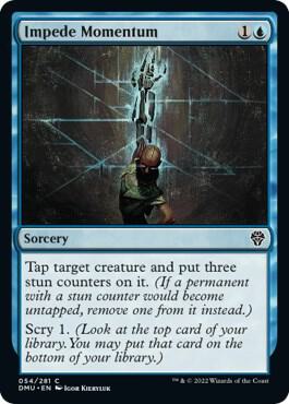 Impede Momentum 54 card from Dominaria United