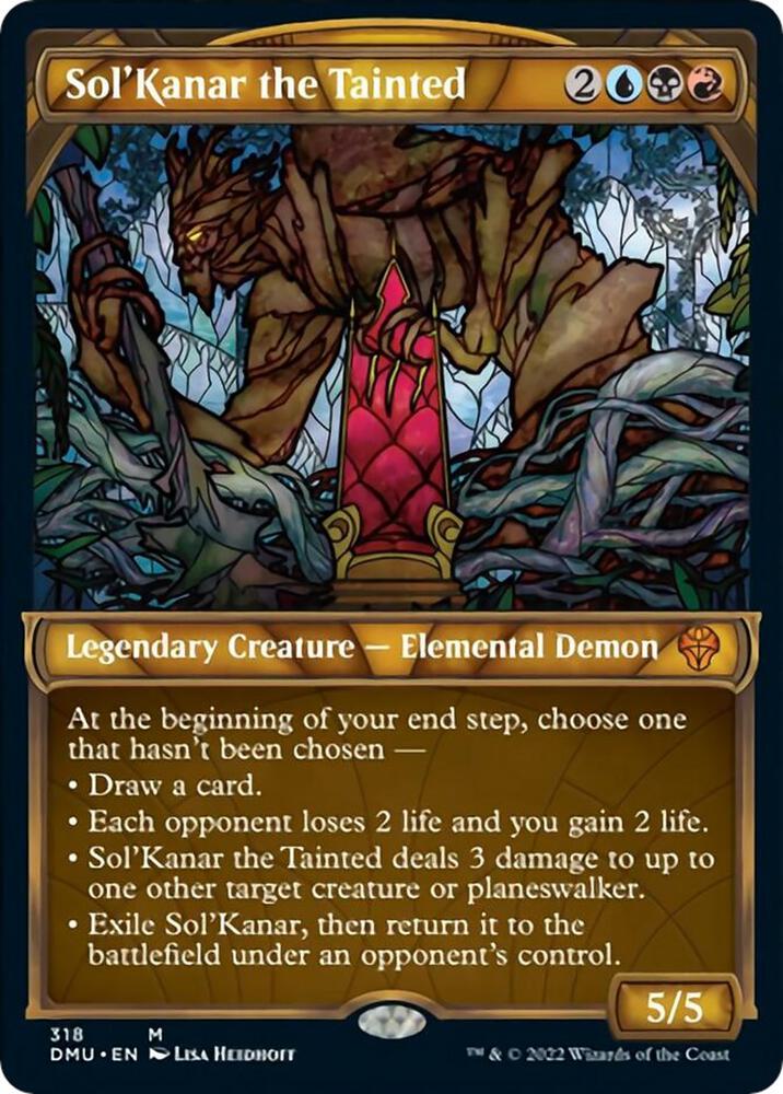 Sol'Kanar the Tainted (Showcase) 318 card from Dominaria United