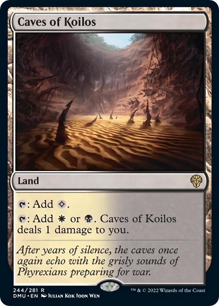Caves of Koilos 244 card from Dominaria United