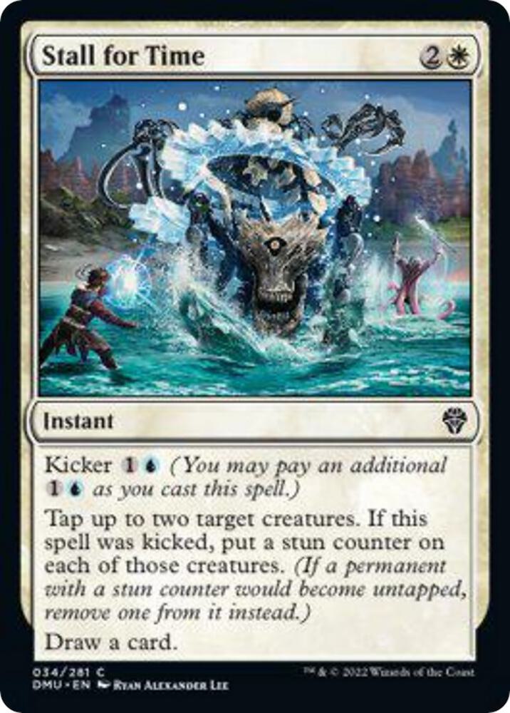 Stall for Time 34 card from Dominaria United
