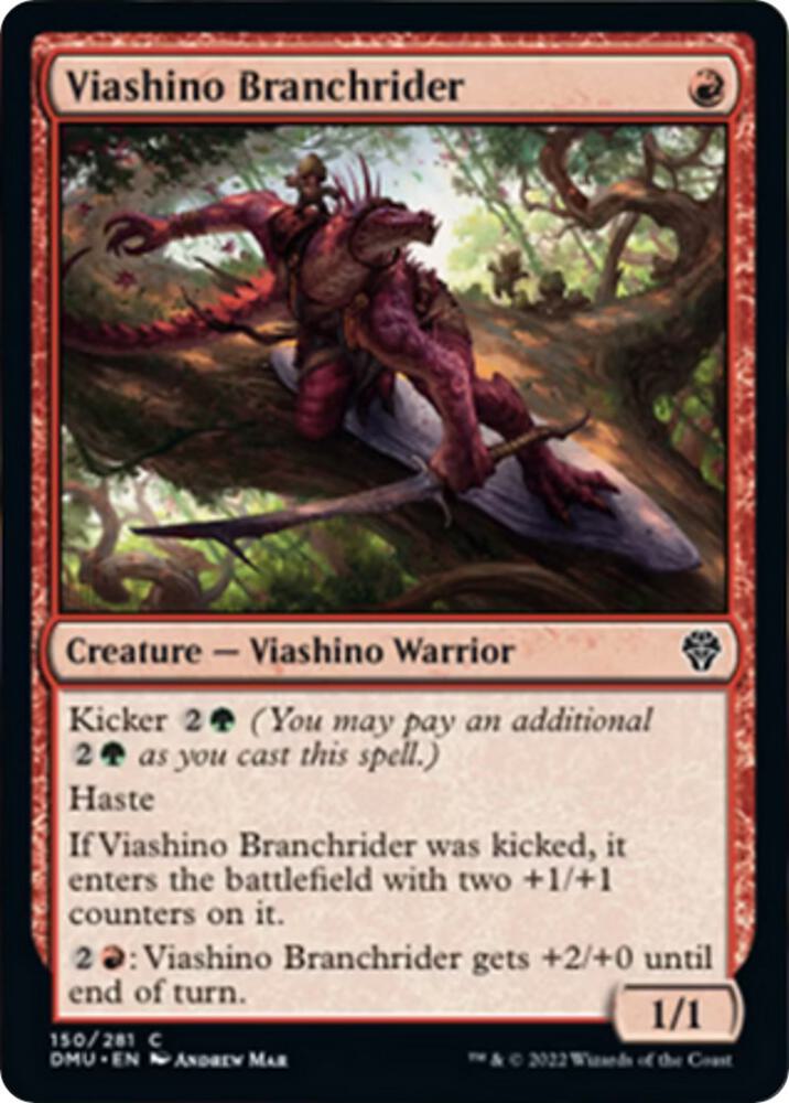 Viashino Branchrider 150 card from Dominaria United