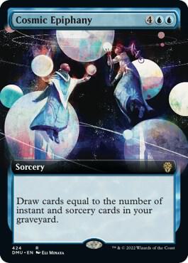 Cosmic Epiphany (Extended Art) 424 card from Dominaria United